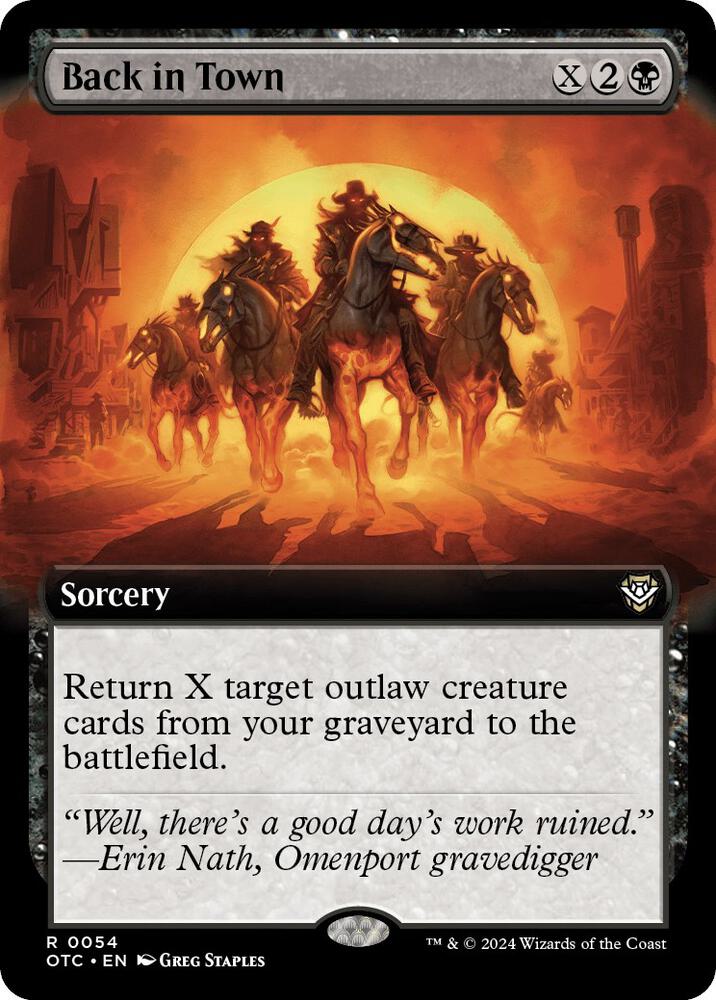 Back in Town - Black