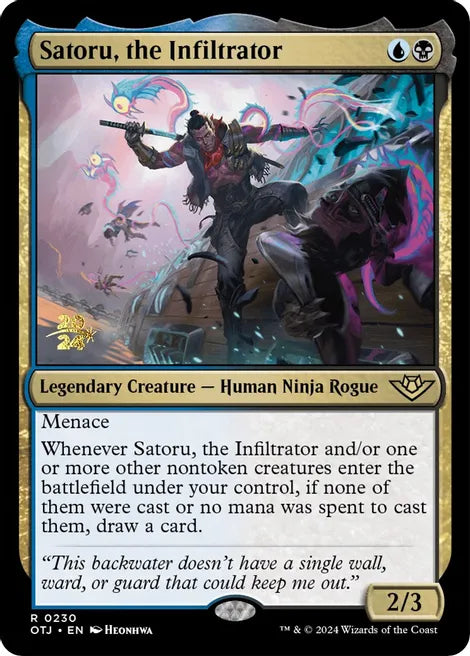 Satoru, the Infiltrator - Blue/Black