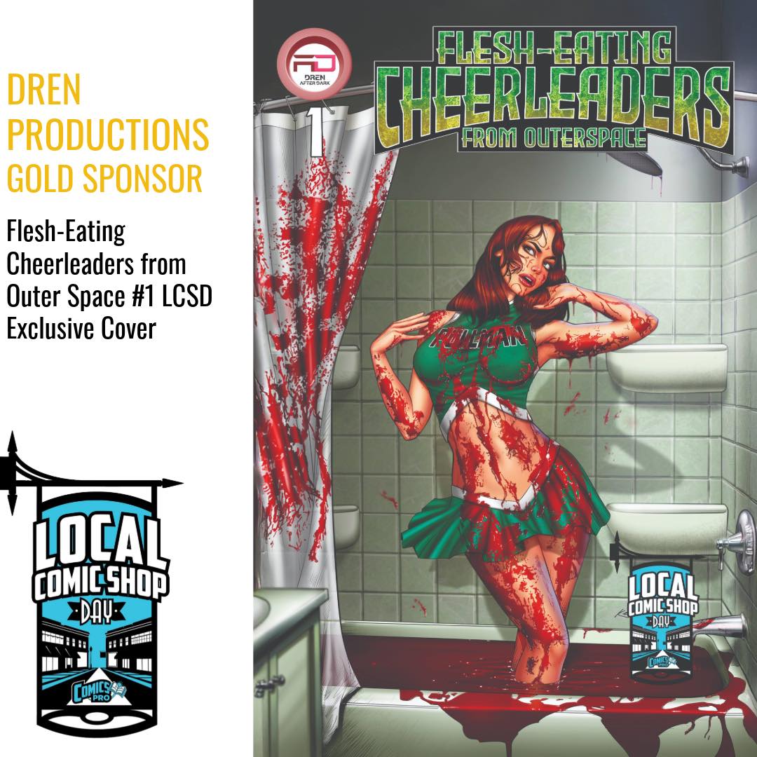 Local Comic Shop Day 2025 Flesh-Eating Cheerleaders: From Outerspace Issue 1