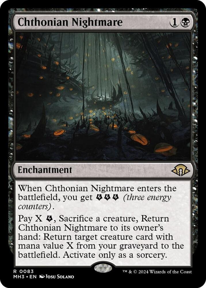 Chthonian Nightmare - Enchantment - Black