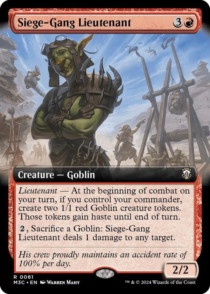 Siege-Gang Lieutenant - Red