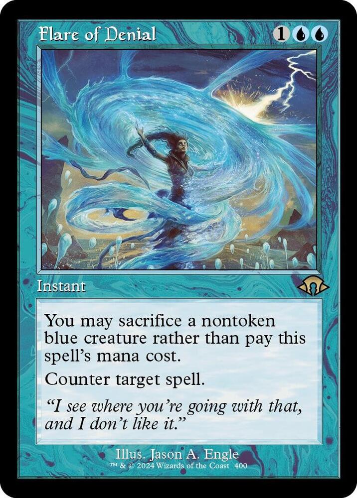 Flare of Denial - Instant - Blue