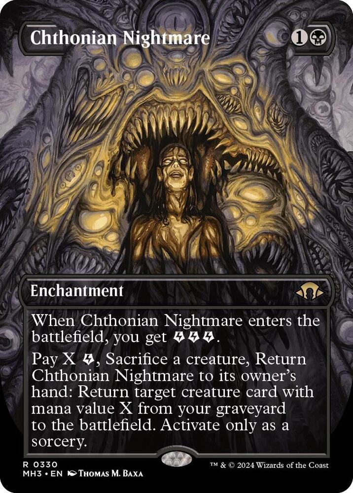 Chthonian Nightmare - Enchantment - Black