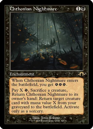 Chthonian Nightmare - Enchantment - Black