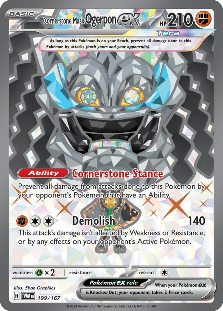Cornerstone Mask Ogerpon EX - Fighting