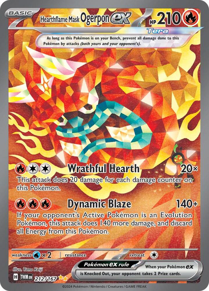 Hearthflame Mask Ogerpon EX - Fire