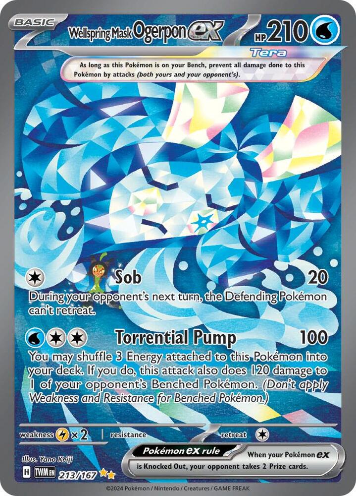 Wellspring Mask Ogerpon EX - Water