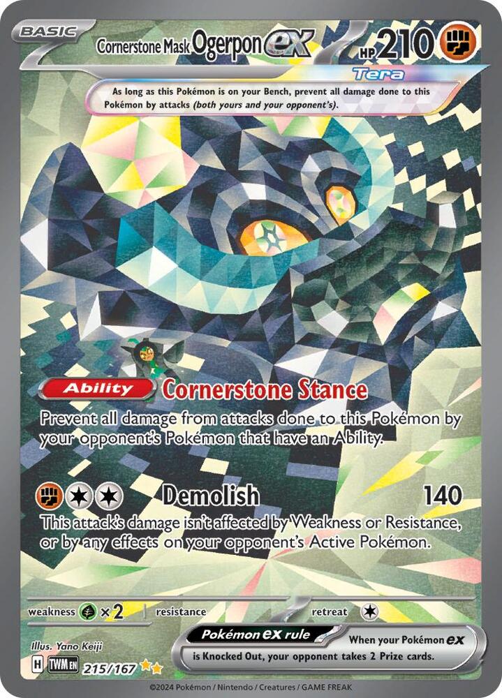 Cornerstone Mask Ogerpon EX - Fighting