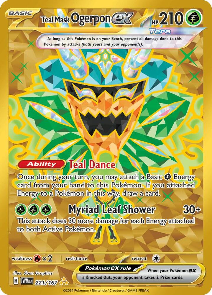 Teal Mask Ogerpon EX - Grass