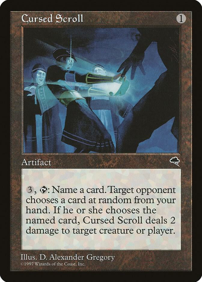 Cursed Scroll - Artifact