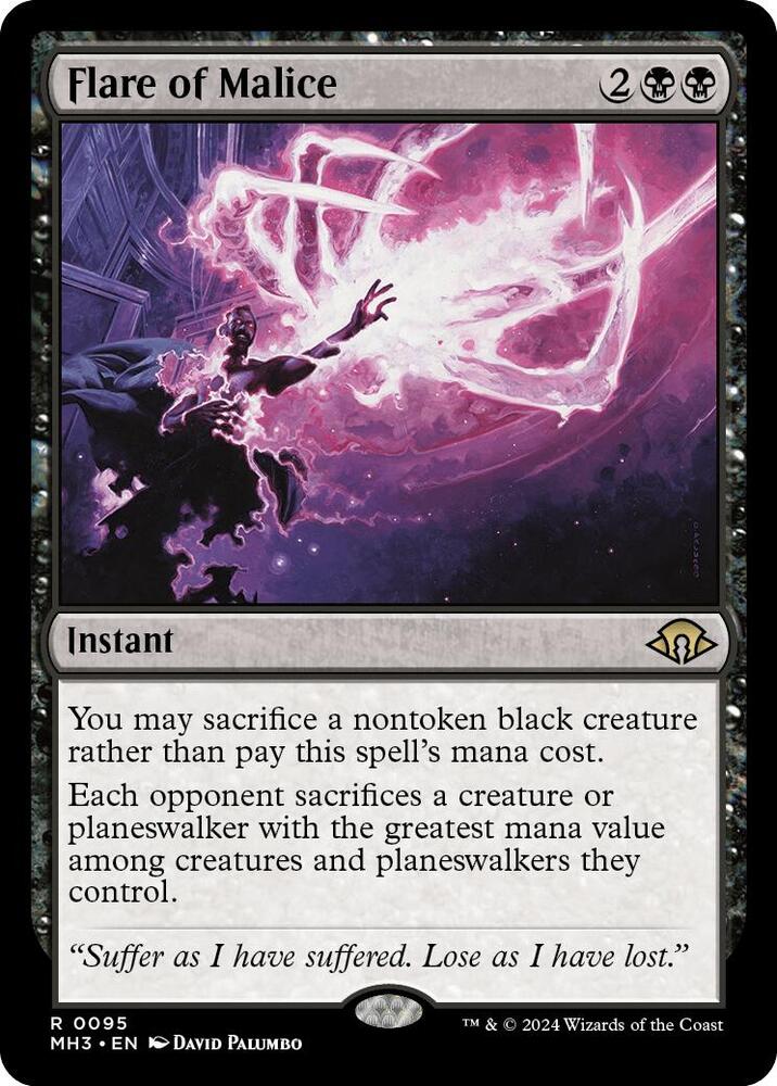 Flare of Malice - Black