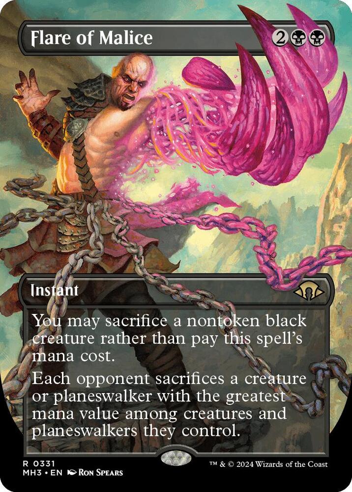 Flare of Malice - Black