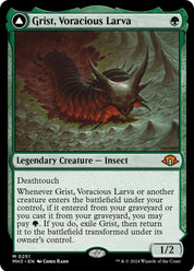 Grist, Voracious Larva // Grist, the Plague Swarm - Green