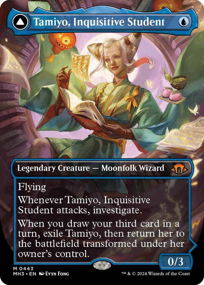 Tamiyo, Inquisitive Student - Legendary Moonfolk Wizard - Blue