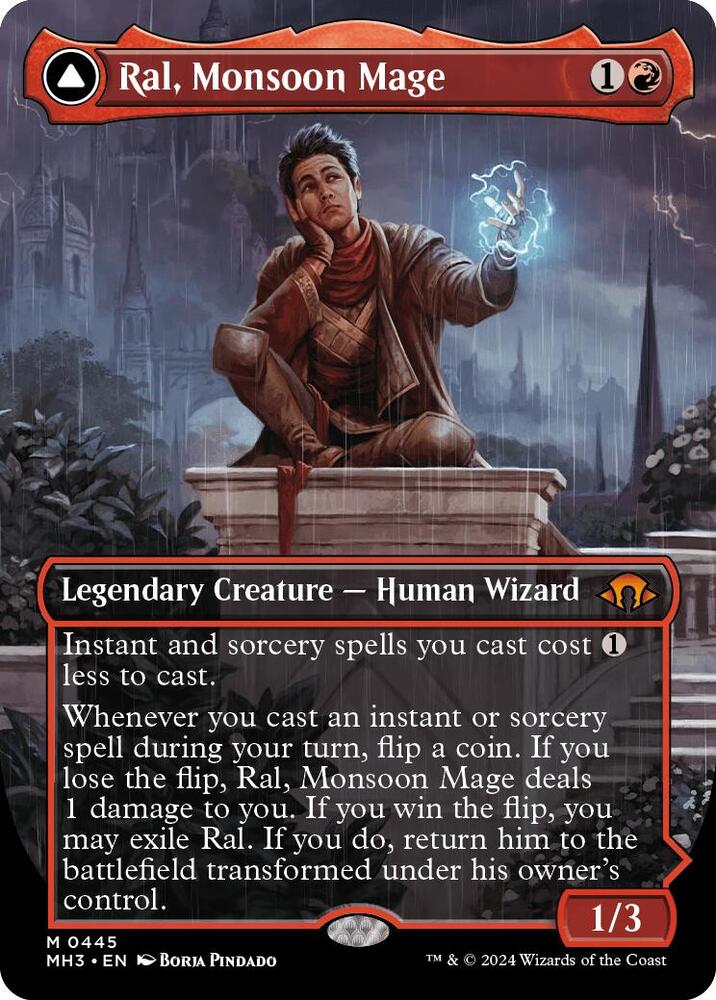Ral, Monsoon Mage  - Red (Ral, Leyline Prodigy - Blue/Red)