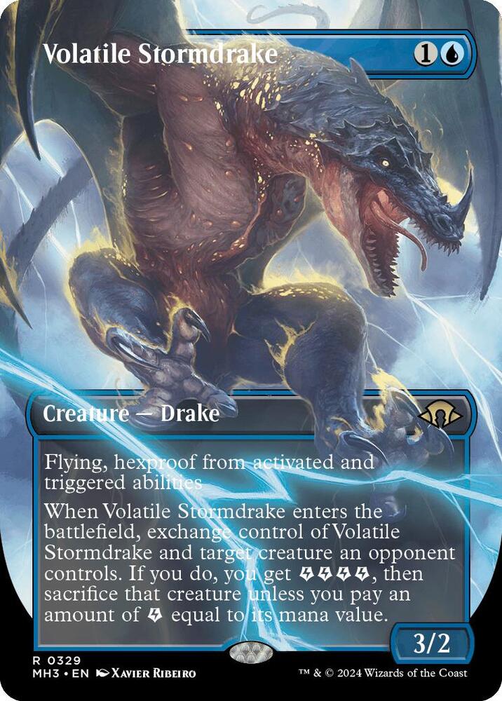 Volatile Stormdrake - Creature - Drake Blue