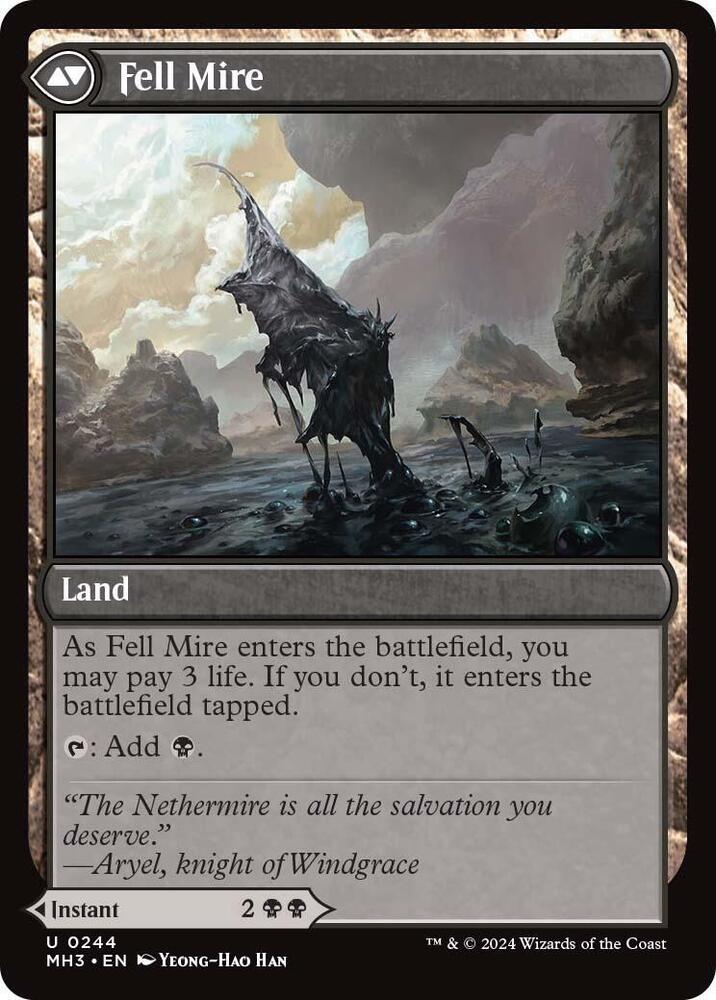 Fell the Profane - Black / Fell Mire - Land