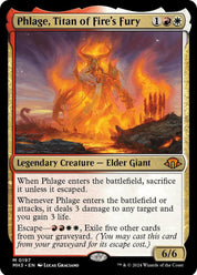 Phlage, Titan of Fire's Fury - Legendary Creature - Elder Giant red/white