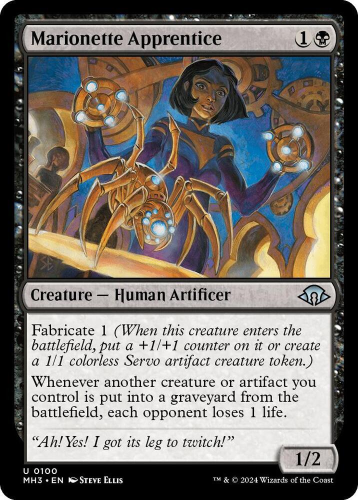 Marionette Apprentice - Black
