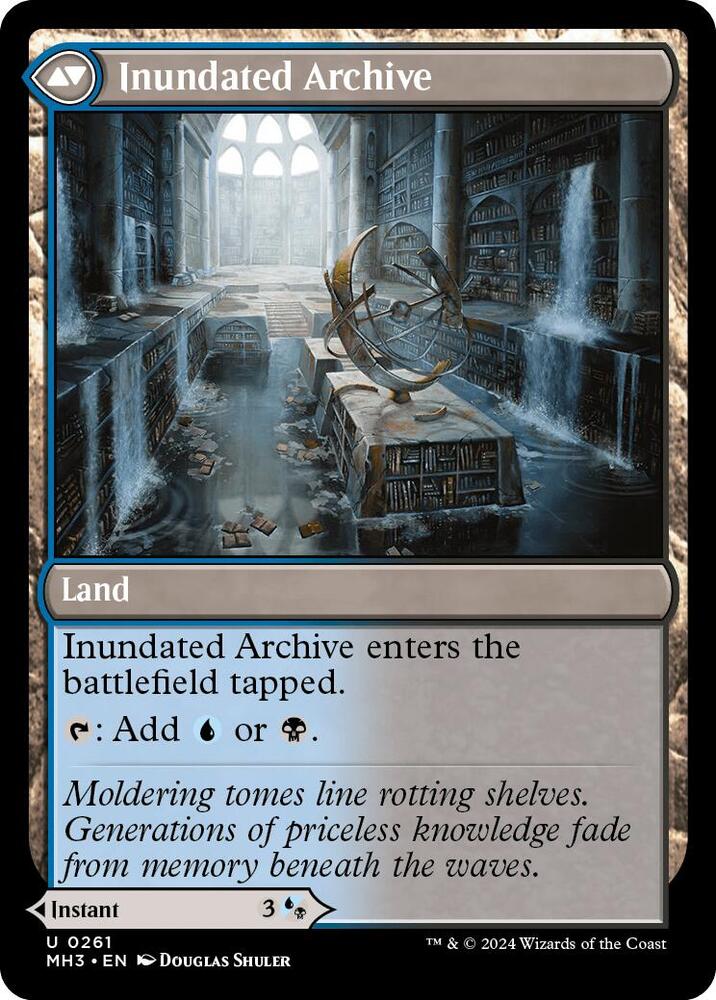 Waterlogged Teachings / Inundated Archive - Blue/Black