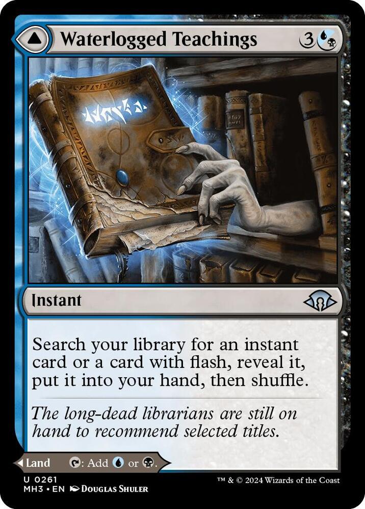 Waterlogged Teachings / Inundated Archive - Blue/Black