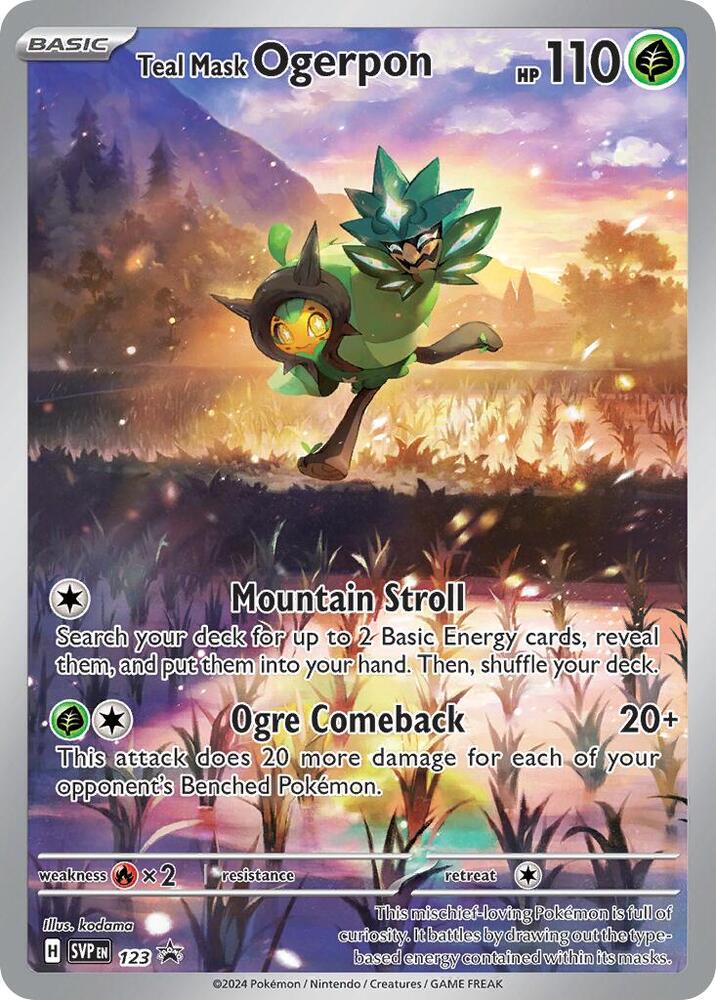 Teal Mask Ogerpon - Grass