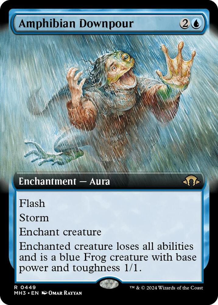 Amphibian Downpour - Blue