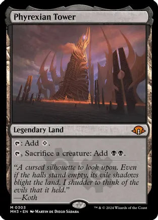 Phyrexian Tower - Legendary Land