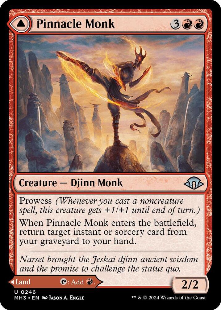 Pinnacle Monk - Red
