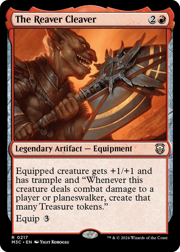 The Reaver Cleaver - Red/Artifact