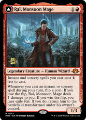 Ral, Monsoon Mage // Ral, Leyline Prodigy - Legendary Creature - Human Wizard - RED - BLUE