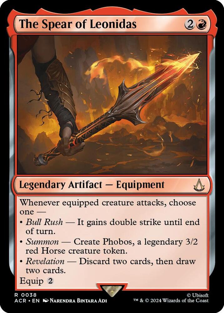 The Spear of Leonidas - Red