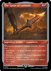 The Spear of Leonidas - Red