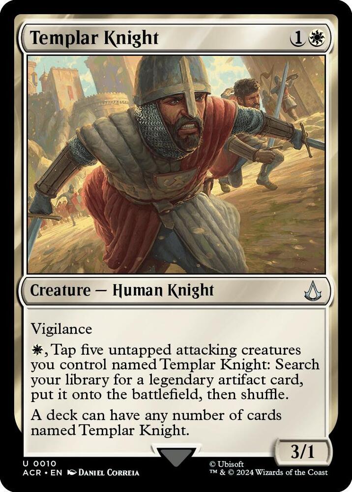 Templar Knight - White