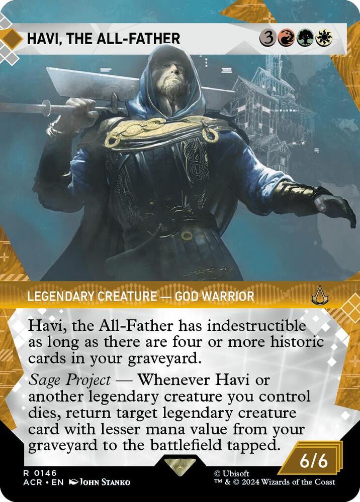 Havi, the All-Father - Red/Green/White