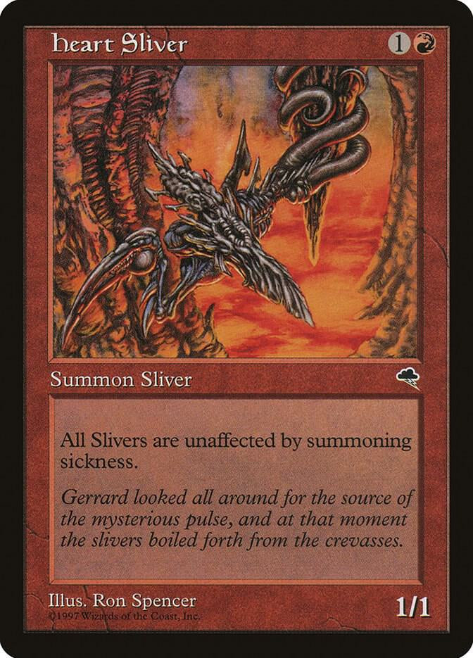 Heart Sliver - Red