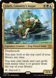 Glarb, Calamity's Augur - Legendary Creature - Frog Wizard Noble - Multicolor