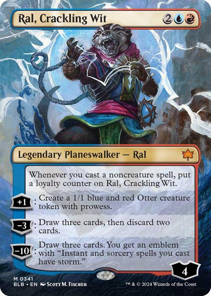 Ral, Crackling Wit - Blue/Red