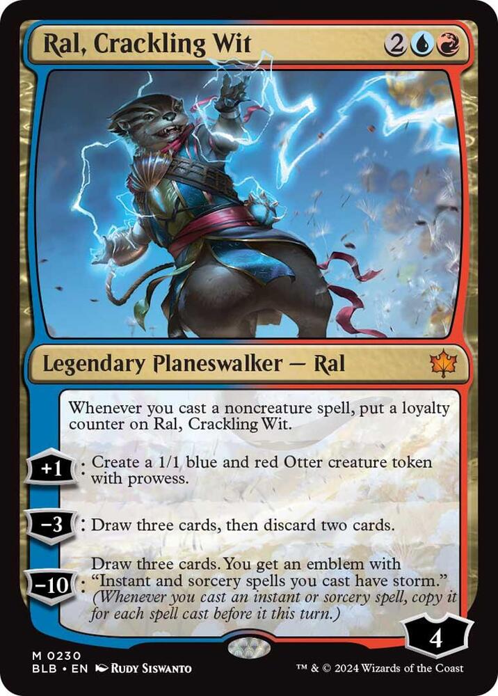 Ral, Crackling Wit - Blue/Red
