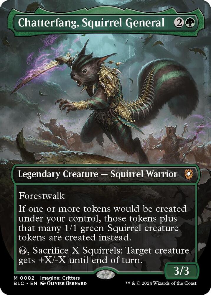 Chatterfang, Squirrel General - Green / Black