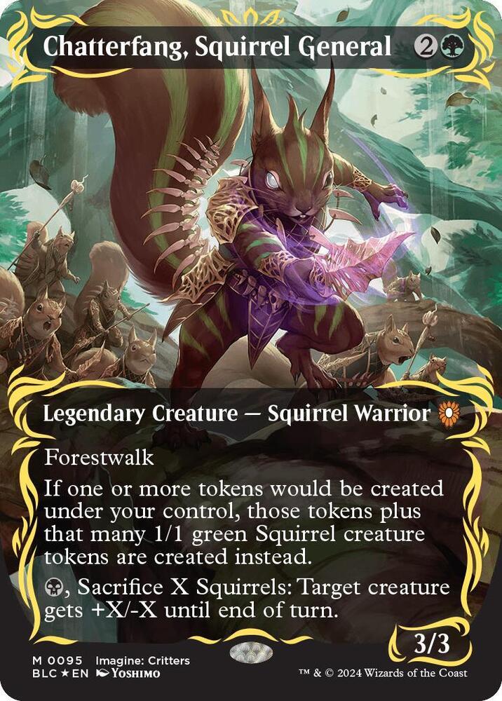 Chatterfang, Squirrel General - Green / Black