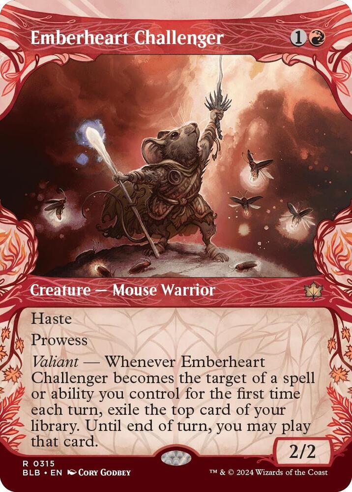 Emberheart Challenger - Creature - Mouse Warrior - Red