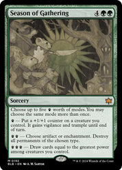 Season of Gathering - Sorcery - Green