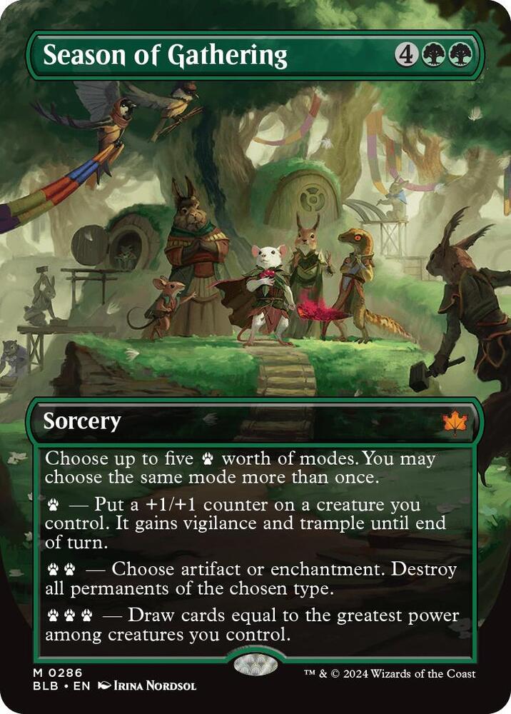 Season of Gathering - Sorcery - Green