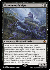 Rottenmouth Viper - Creature - Elemental Snake - Black