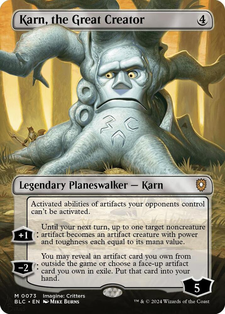 Karn, the Great Creator - Colorless - 0073 - FOIL - (Borderless)