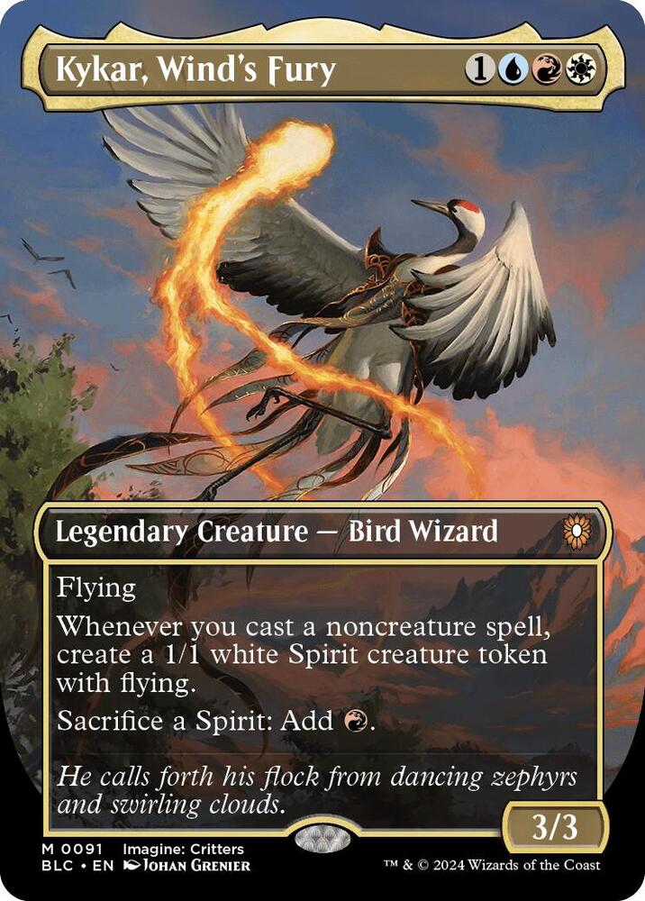 Kykar, Wind's Fury - Blue-Red-White