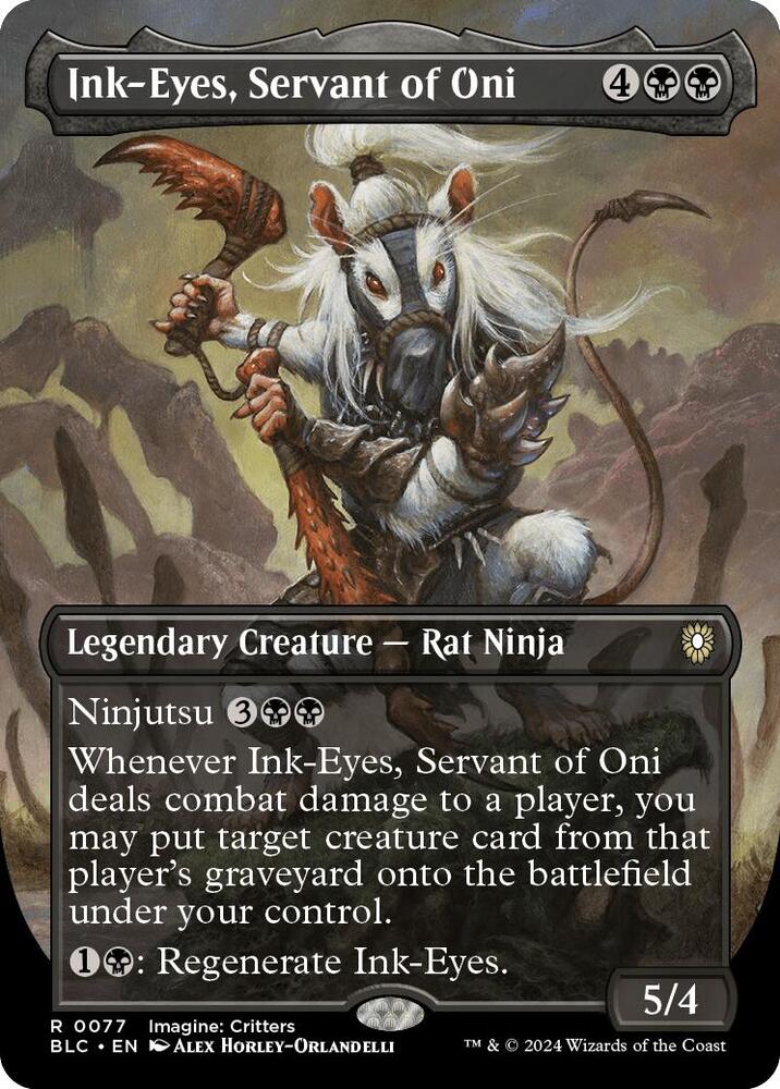 Ink-Eyes, Servant of Oni - Black
