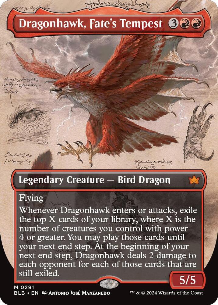 Dragonhawk, Fate's Tempest - Red