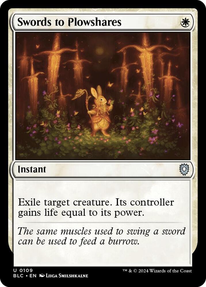 Swords to Plowshares - White